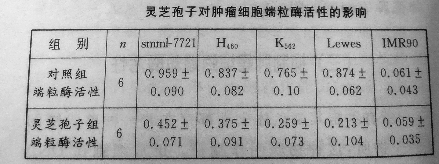 靈芝破壁孢子粉抑制腫瘤